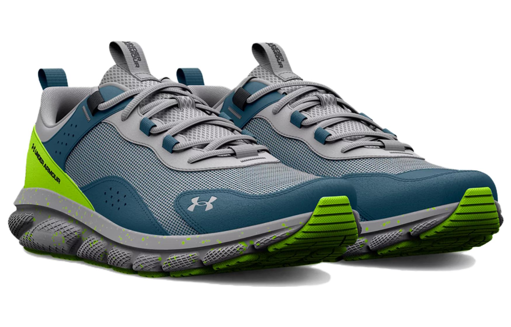Under Armour Charged Verssert Speckle 'Mod Grey Lime Surge' 3025750-103