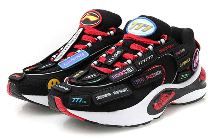 (WMNS) Li-Ning X EDG V8 'Black Red' ARHN282-1