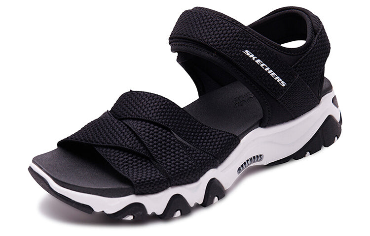 (WMNS) Skechers D'Lites 2.0 Sandals Black 88888182-BLK