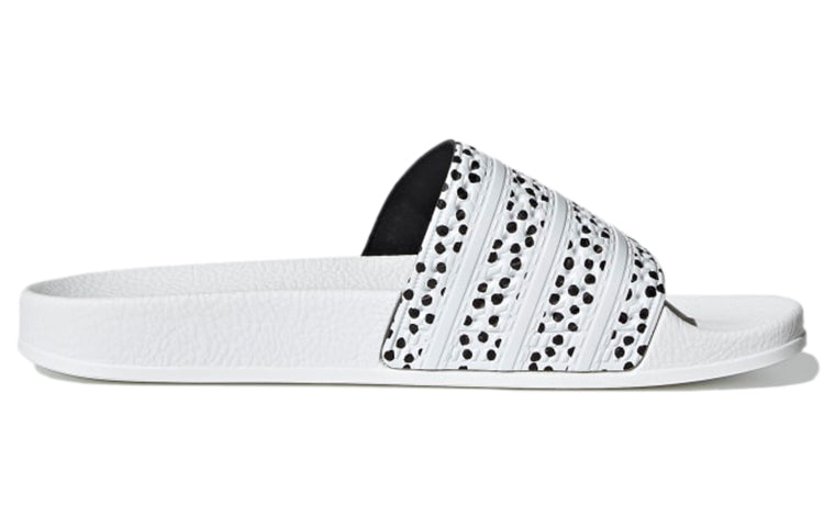 (WMNS) adidas Adilette Slides 'White Black' FX5922