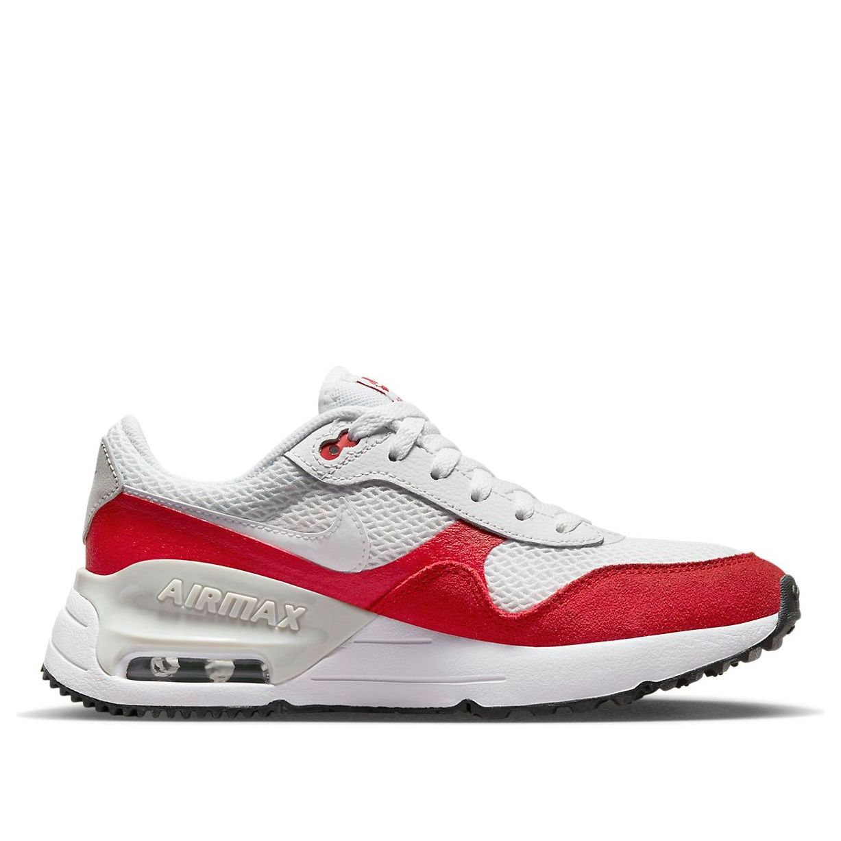 (GS) Nike Air Max SYSTM 'White University Red' DQ0284-108