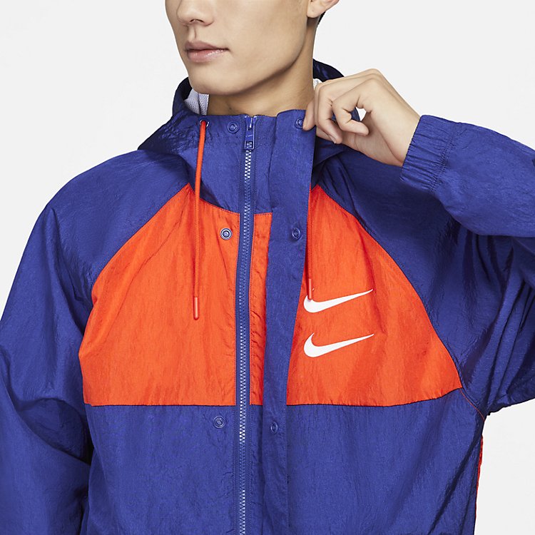 Nike Swoosh Jacket Cj4889-455 'Red/Blue/White' DD1089-455