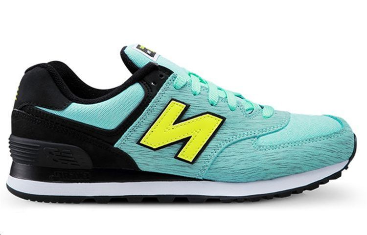 (WMNS) New Balance 574 Sweatshirt 'Aqua' WL574WTD