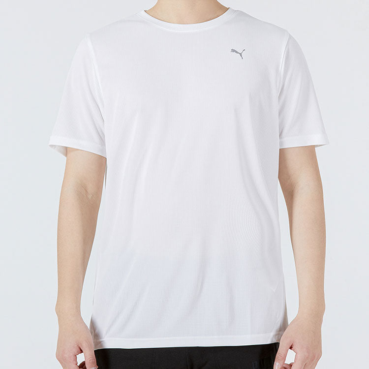 PUMA Performance Ss Tee Casual Sports Yoga Short Sleeve White 522591-02
