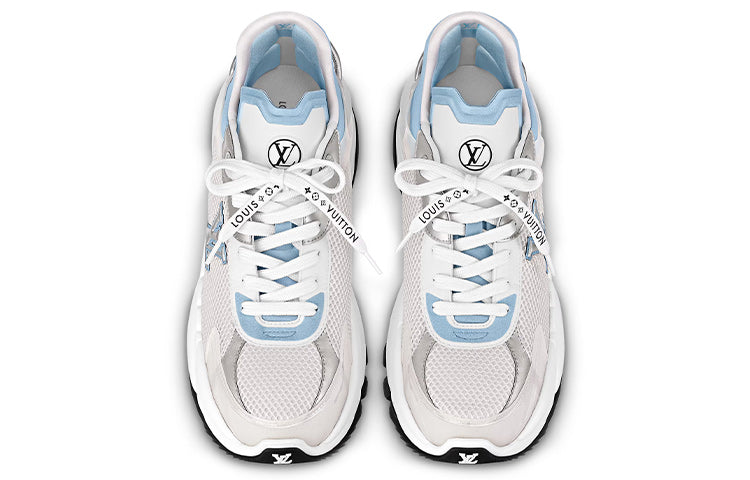 (WMNS) LOUIS VUITTON Run 55 Sneakers 'White Blue' 1ABVII
