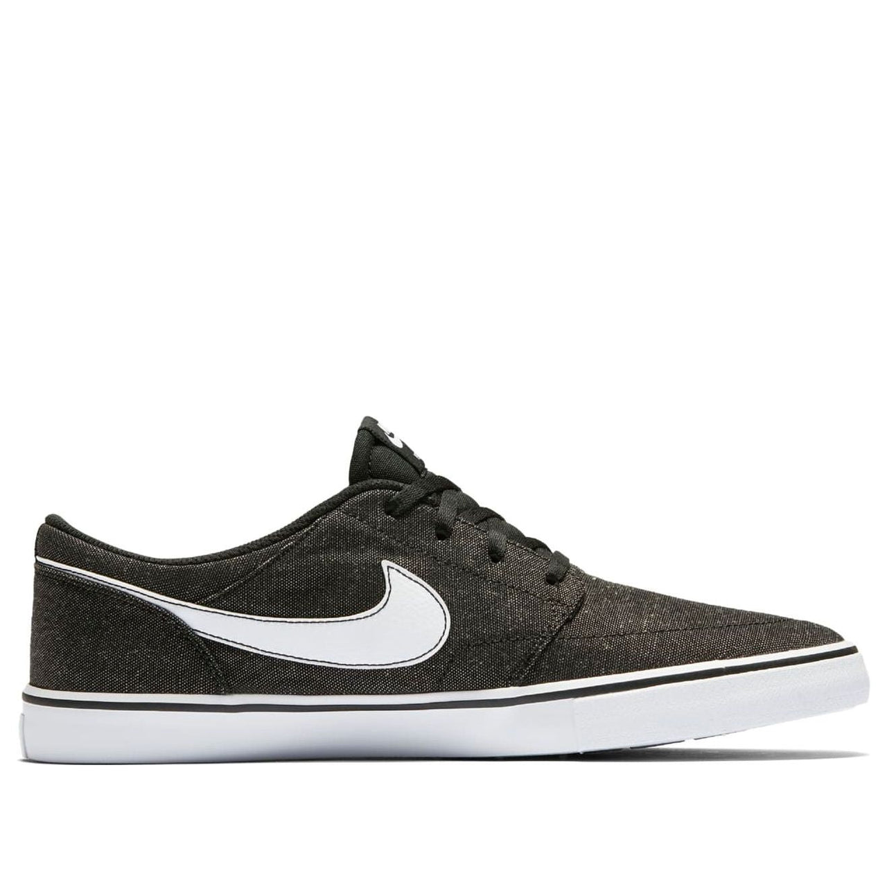 Nike SB Solarsoft Portmore II Canvas Premium 'Black White' 880269-001