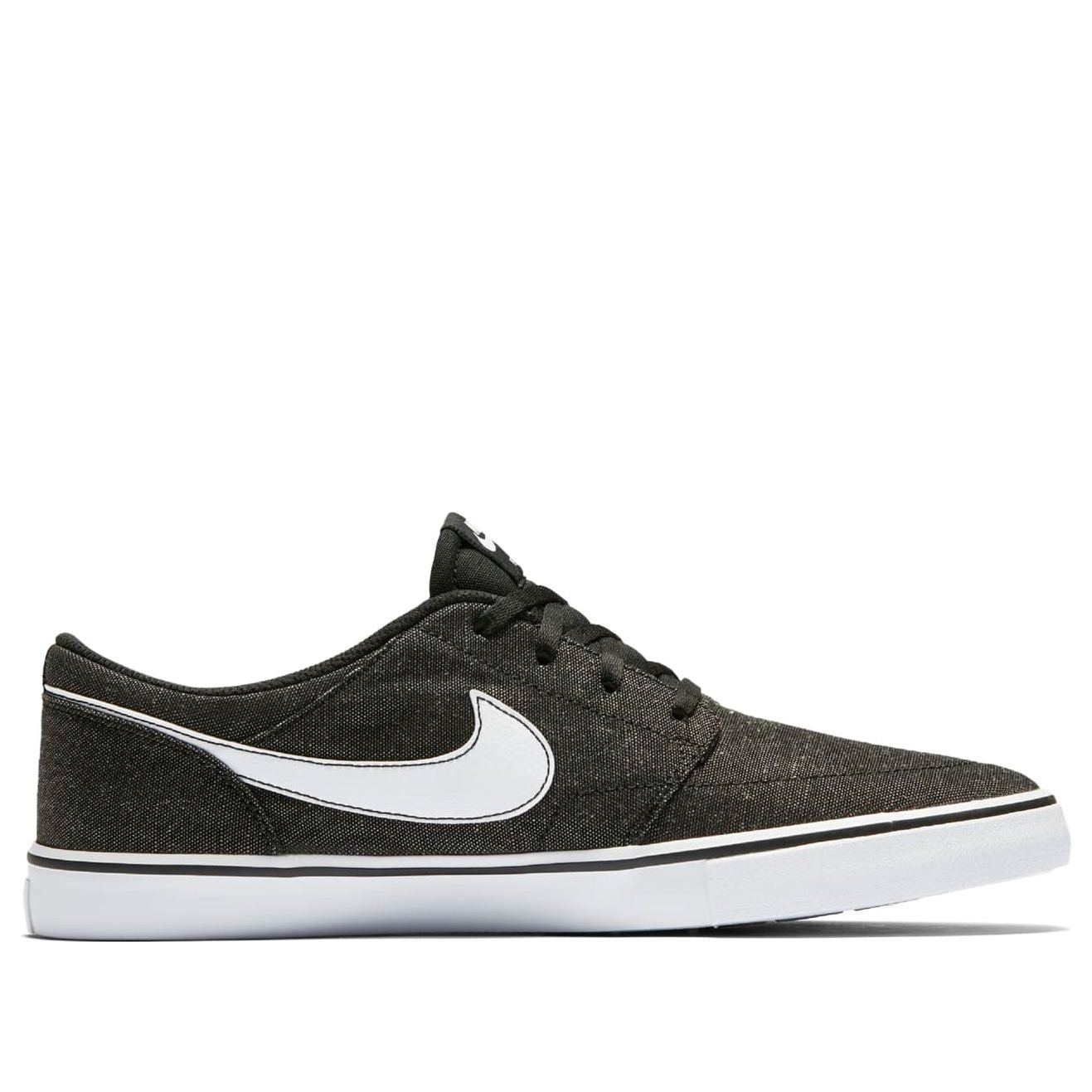 Nike SB Solarsoft Portmore II Canvas Premium 'Black White' 880269-001