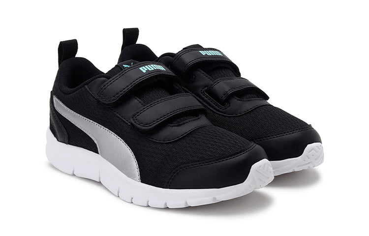 (PS) PUMA Racer IDP Running Sneakers Black/Slivery 374601-03