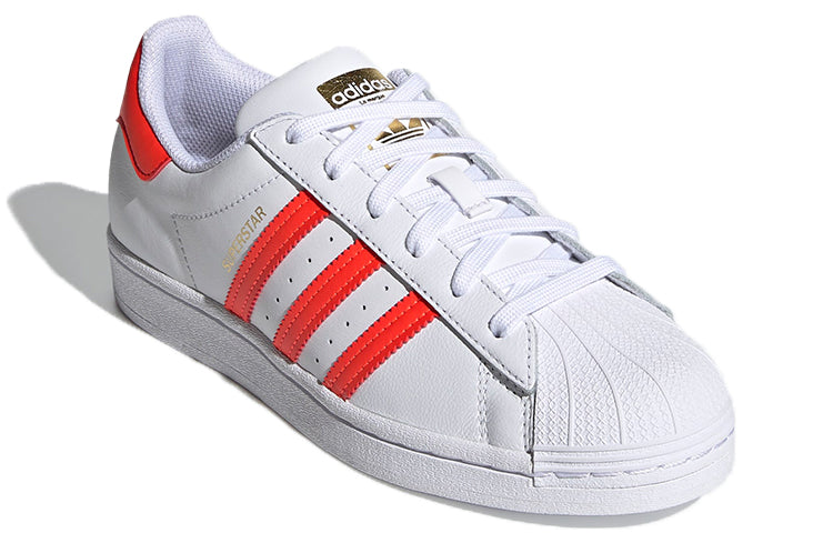 (WMNS) adidas Superstar 'White Scarlet' FX5963