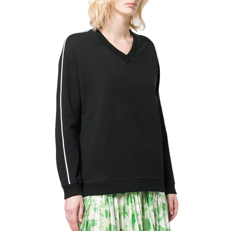 (WMNS) KENZO Back Logo V neck Sports Hoodie Black F952SW774952-99