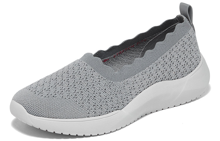 (WMNS) Skechers Go Walk 'Grey White' 158333-GRY