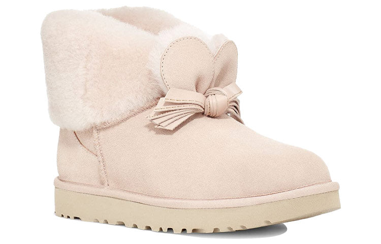 (WMNS) UGG Classic Mini II Cny Snow Boots Pink 1109735-CMR