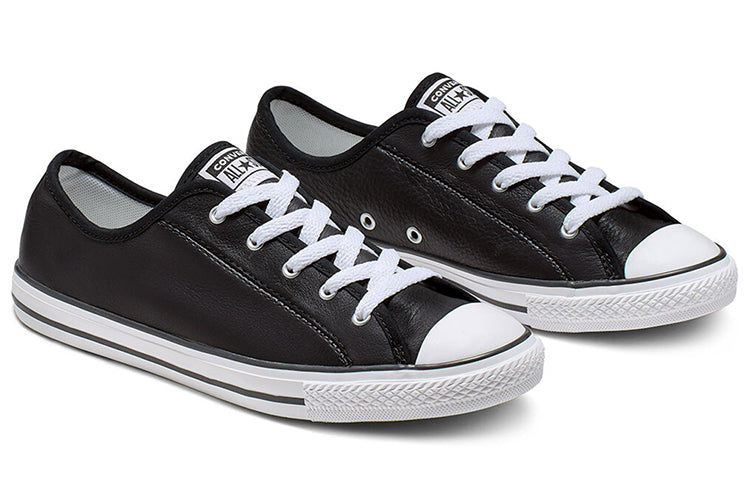 (WMNS) Converse Chuck Taylor All Star Dainty Low Shoes Black/White 564985C