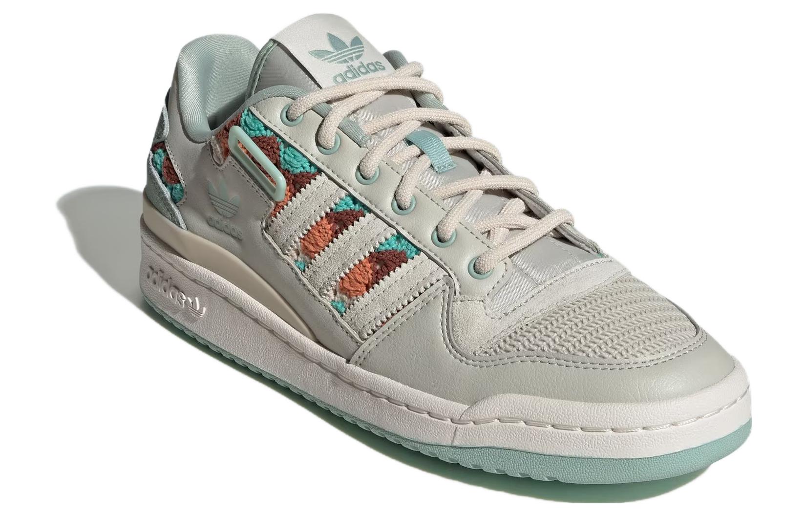 (WMNS) adidas Originals Forum Low Shoes 'Grey White Light Blue' IE0472