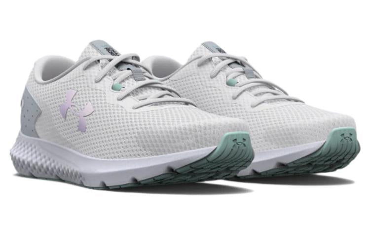 (WMNS) Under Armour Charged Rogue 3 'White Grey' 3025756-100