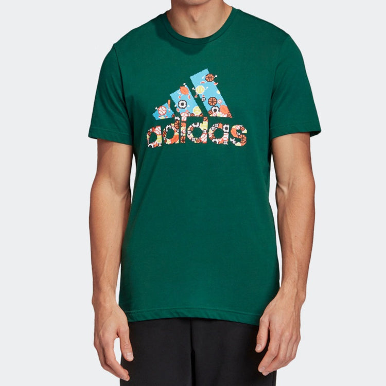 adidas Sports Stylish Short Sleeve Forest Green FN1748