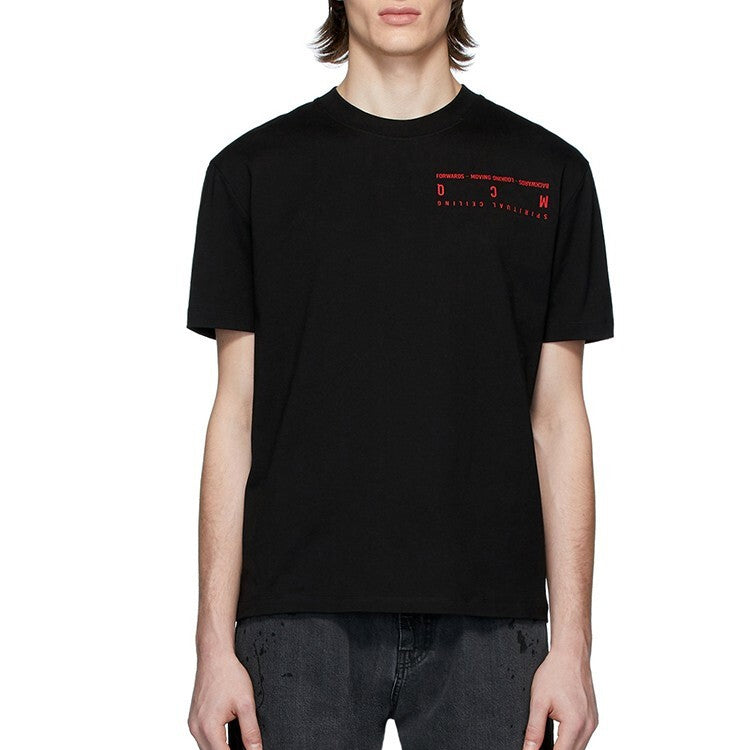 Alexander McQueen Letter Printing Male Black 291571-R0T24-1000