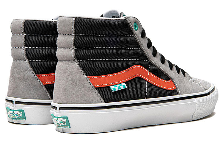 Vans Skate SK8-HI 'Gray Black Red' VN0A5FCCAPH