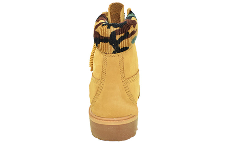 Timberland 6 Inch Premium Boot 'Wheat Nubuck with Camouflage Collar' A2KCE231