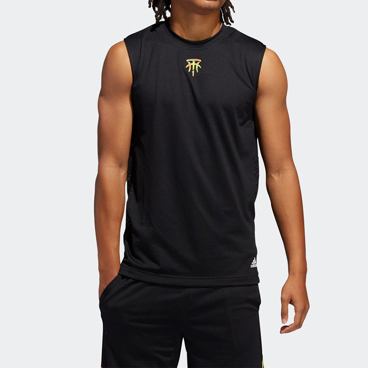 Men's adidas Mc Tank B Black Basketball Jersey/Vest FQ0810