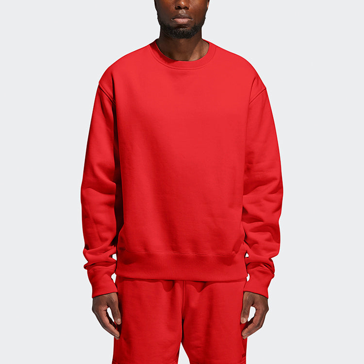 adidas x Pharrell Basics Crew Sweatshirt 'Red' GL6290