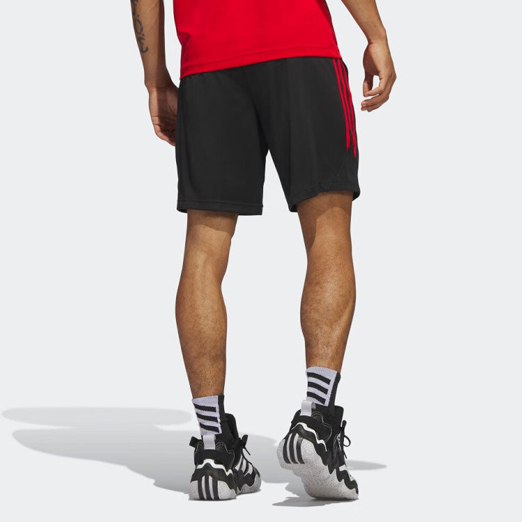 adidas Legends 3-Stripes Basketball Shorts 'Black' IC2452