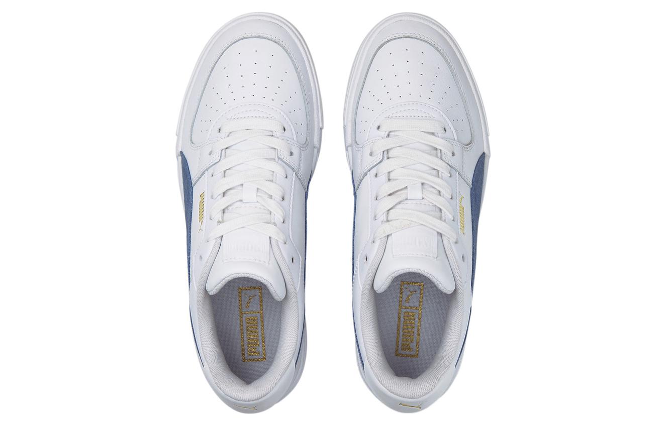 PUMA Ca Pro Denim Casual Skateboarding Shoes Unisex White Blue 385690-01