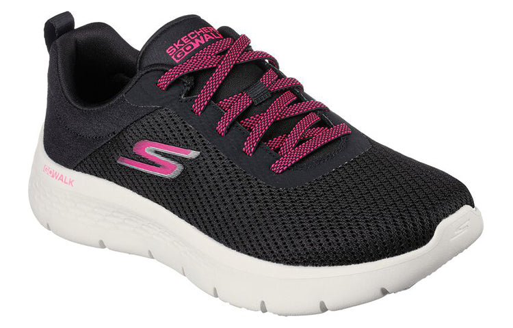 (WMNS) Skechers Go Walk Flex 'Alani - Black Hot Pink' 124952-BKHP