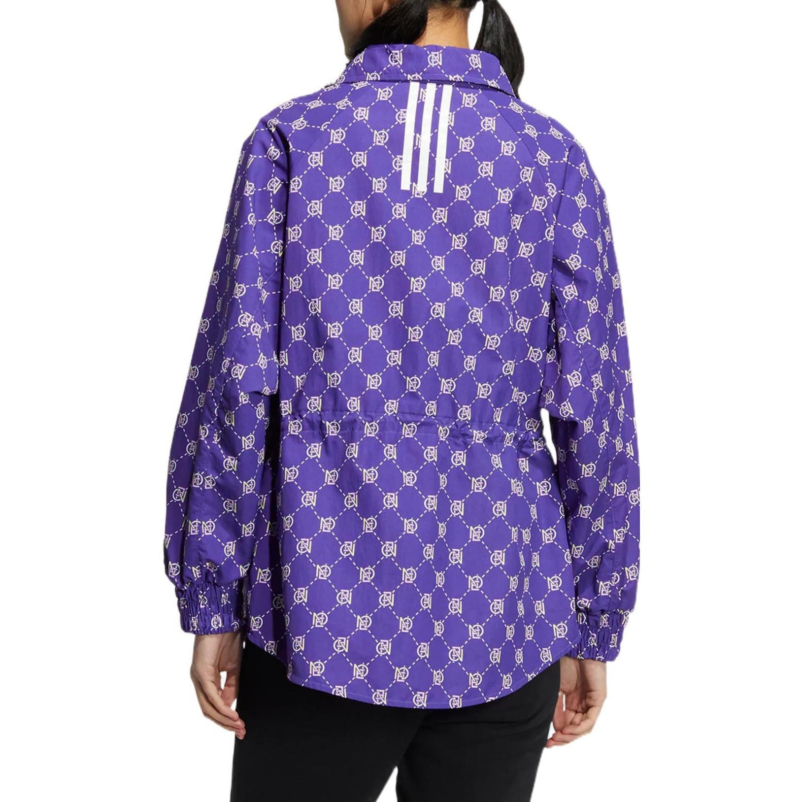 (WMNS) adidas Neo MONO Windbreaker Jackets 'Purple' HM2015