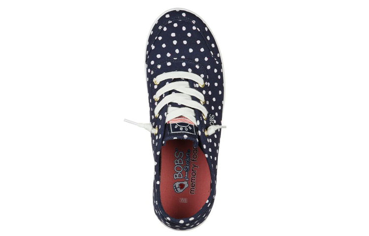 (WMNS) Skechers Bob's B Cute Low-Top Sneakers Dark-Blue 113505-NVY