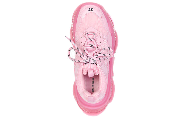 (WMNS) Balenciaga Triple S 'Clear Sole - Pink' 544351W2GA15760