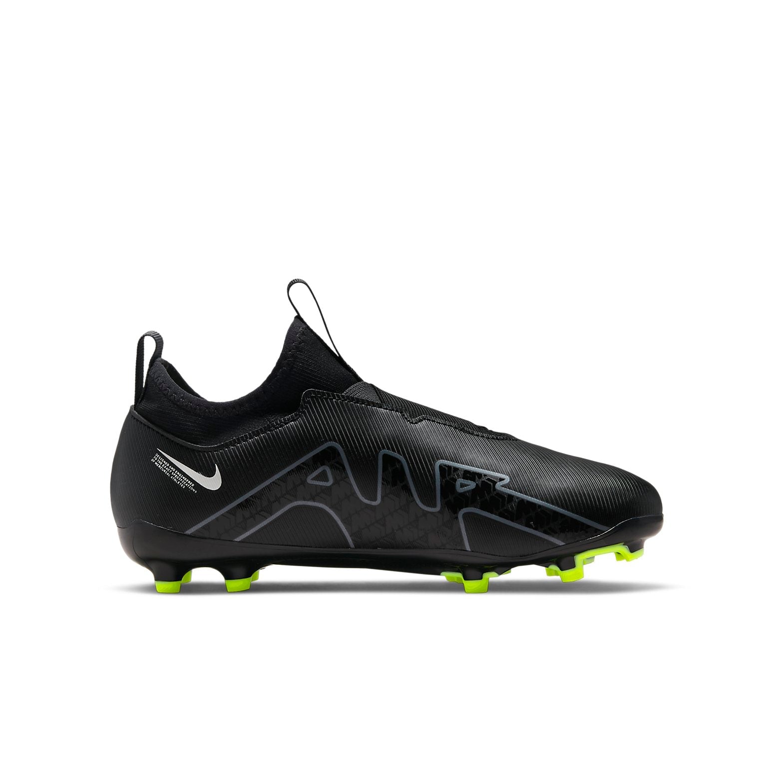 (GS) Nike Zoom Mercurial Vapor 15 Academy MG 'Black Volt' DJ5617-001