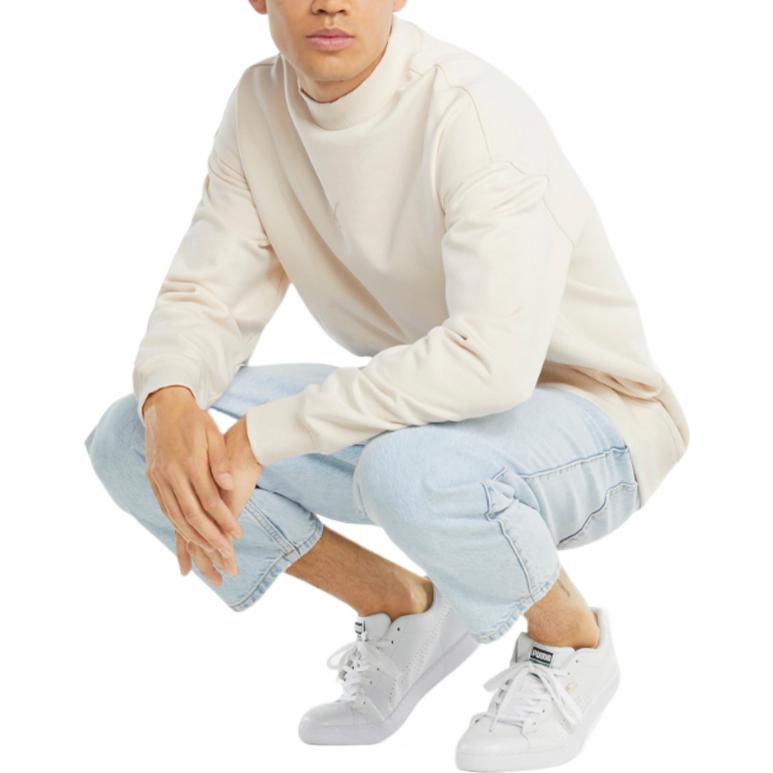 PUMA Classics High Crew Neck Sweater 'White' 533102-99