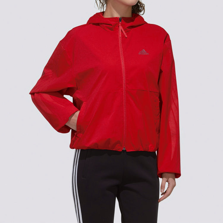 (WMNS) adidas Sports Stylish Jacket 'Light Red Purple' GG0773