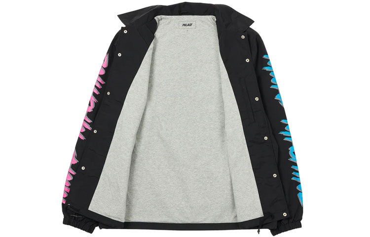 PALACE x M-Zone Crossover Small Devil Tri-Ferg Pattern Long Sleeves Black Jacket P20JK123