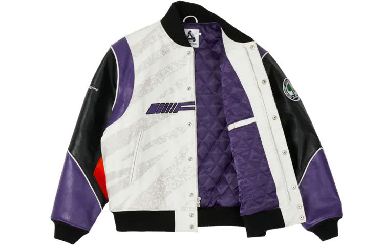 PALACE SS21 x AMG Crossover Driving Jacket Multi Apple Logo Racing Unisex White P20AMGJK001