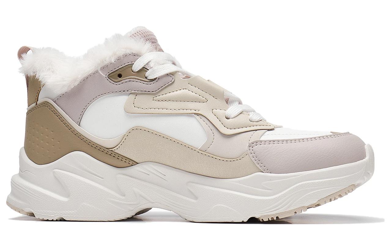 (WMNS) Li-Ning Defender 'White Light Brown' AGLT128-3