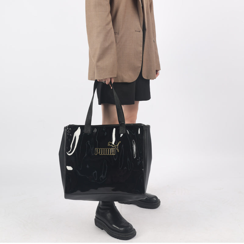 (WMNS) PUMA Core Up L Tote Bag 'Black' 077919-01