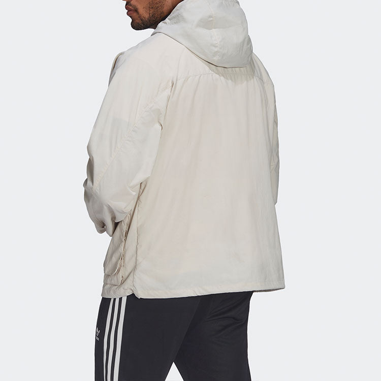 adidas originals Adv St Mp Wb Solid Color Sports Hooded Jacket White HF4794