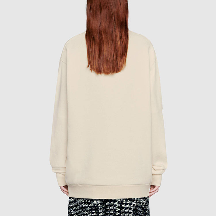 (WMNS) Gucci x Disney Co-Branded Oversized Mickey Mouse Pattern Sweater For Beige 469250-XJB8C-9230