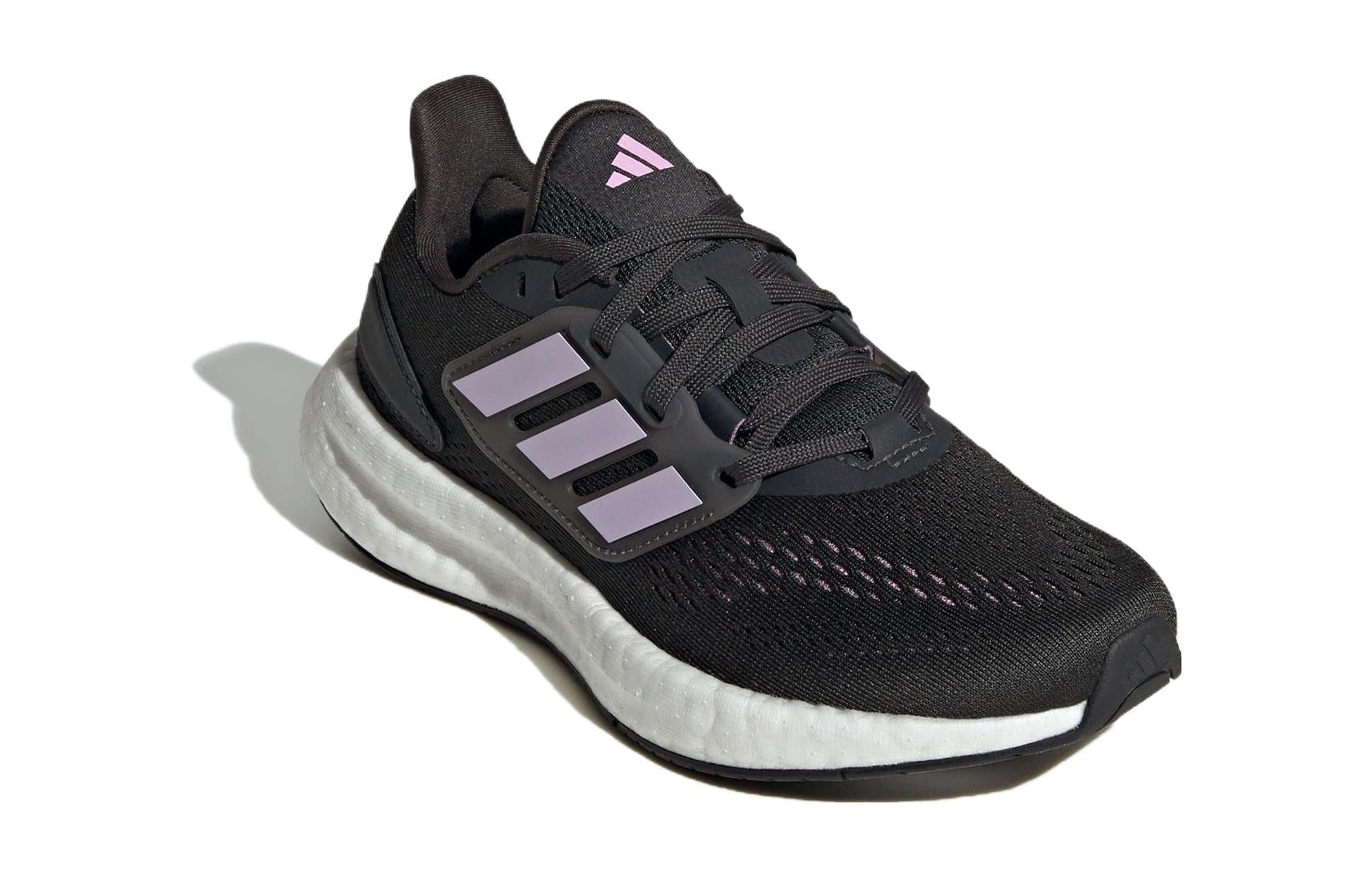 (GS) adidas PureBoost 22 Running Boost Primeknit 'Carbon Bliss Lilac' IF5550