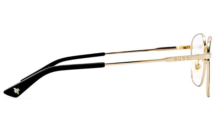 Gucci Metallic Classic Optical Square Glasses Frame Unisex GG0861OA-004-53