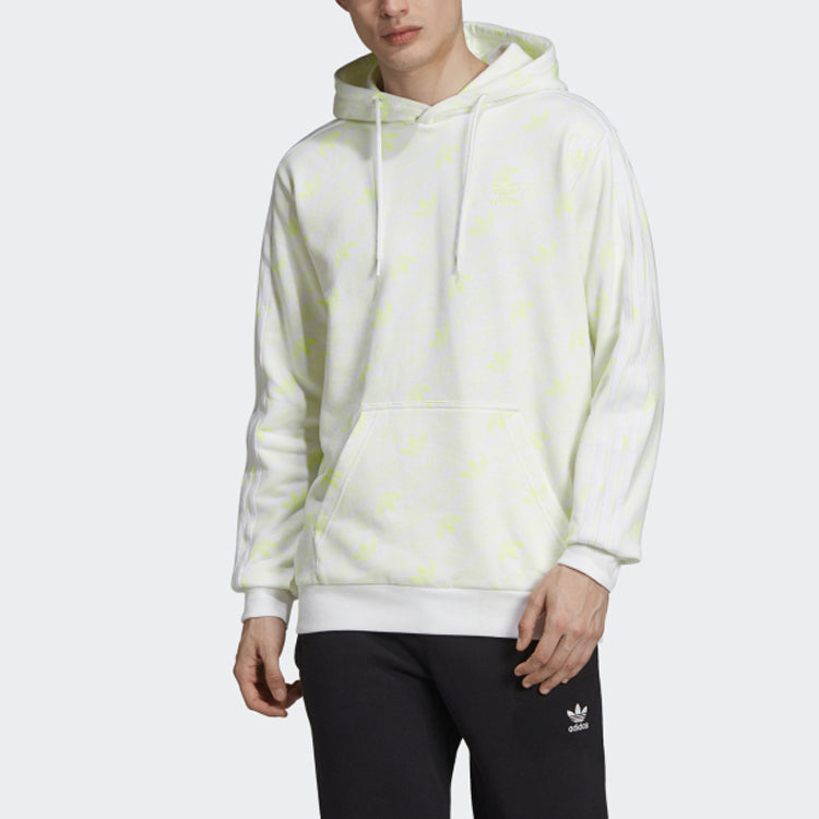 adidas originals Mono Hoodle hooded Sports Pullover White ED7050