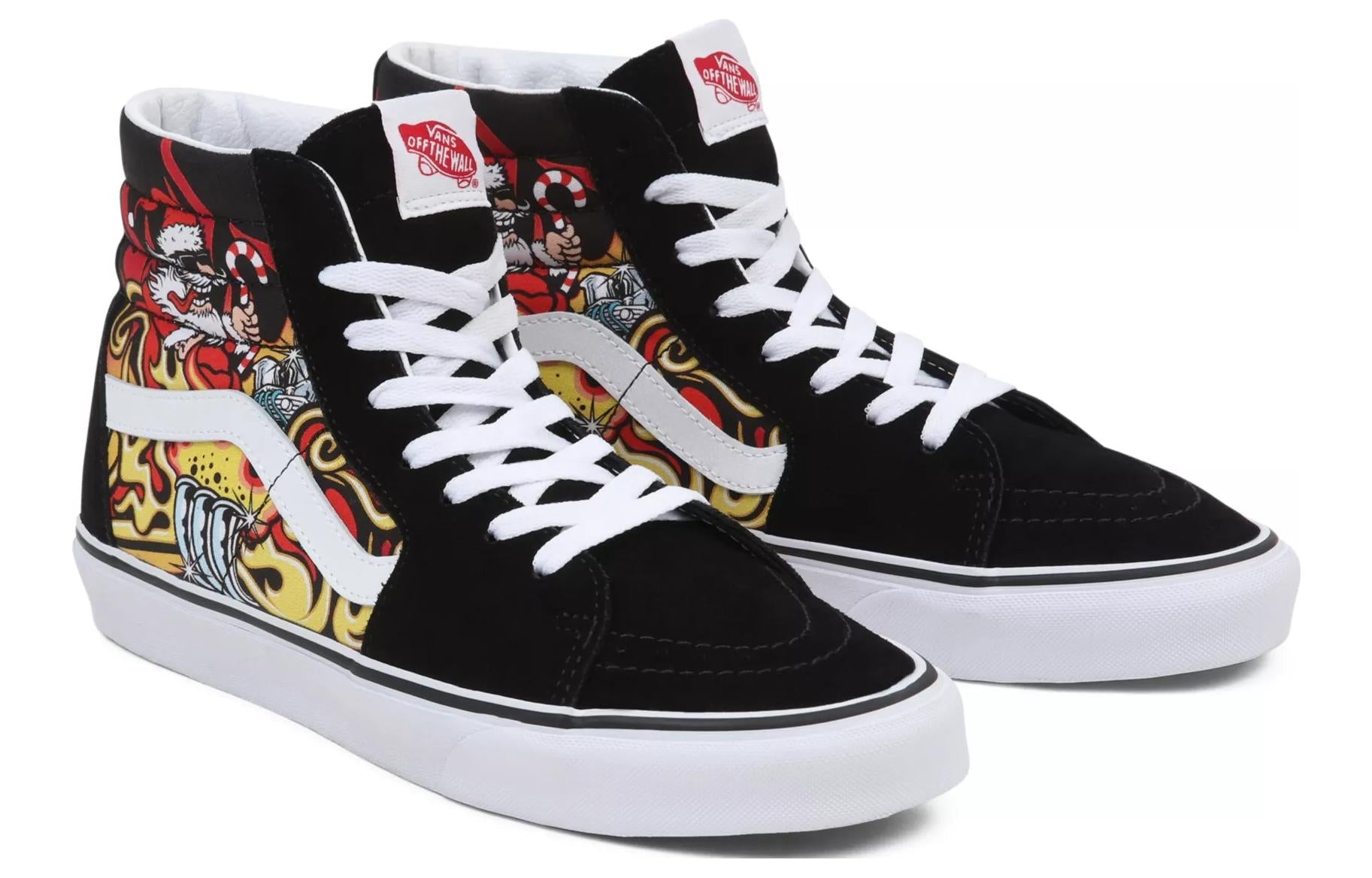 Vans SK8-HI Buty 'Black White Red' VN0A4BVTBLK