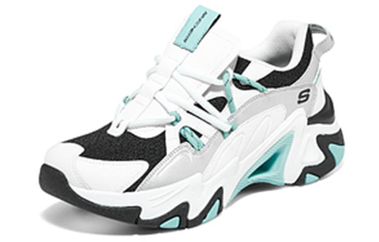 (WMNS) Skechers Stamina V3 'White Black Blue' 896072-WBKB