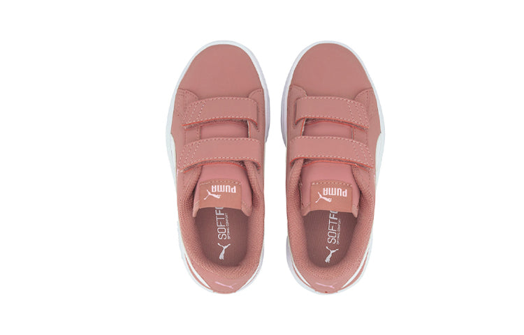 (PS) PUMA Smash V2 Buck V Ps Leisure Board Shoes Pink/White 365183-21