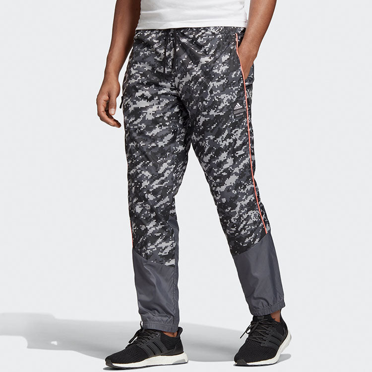 adidas Id Wvn Grfx Pt Camouflage Straight Casual Pants Men's Multi-color DX9280