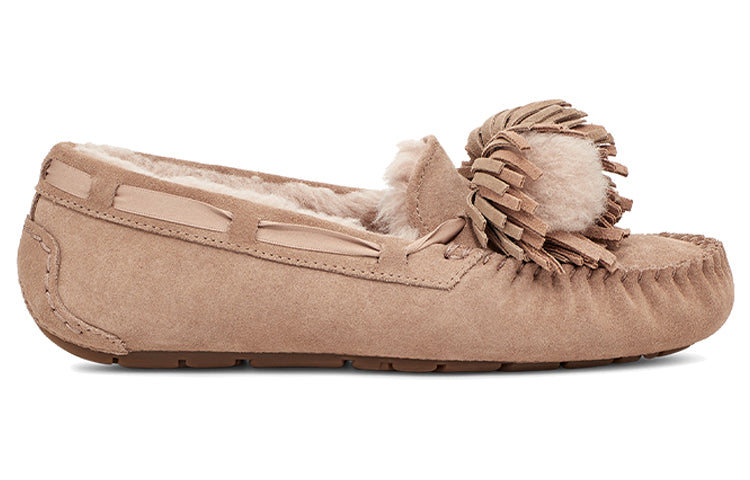 (WMNS) UGG Dakota Bow Pom 'Beachwood' 1124031-BCHW