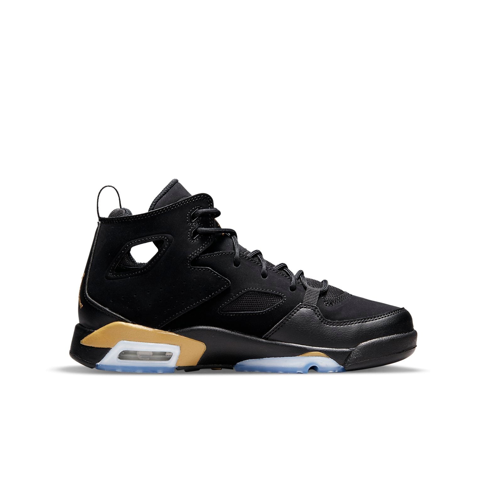 (GS) Air Jordan Flight Club 91 'Black Metallic Gold' DM1685-007