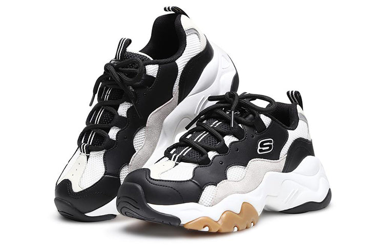 Skechers D'Lites 3.0 'Black White Graybrown' 999880-BKTN